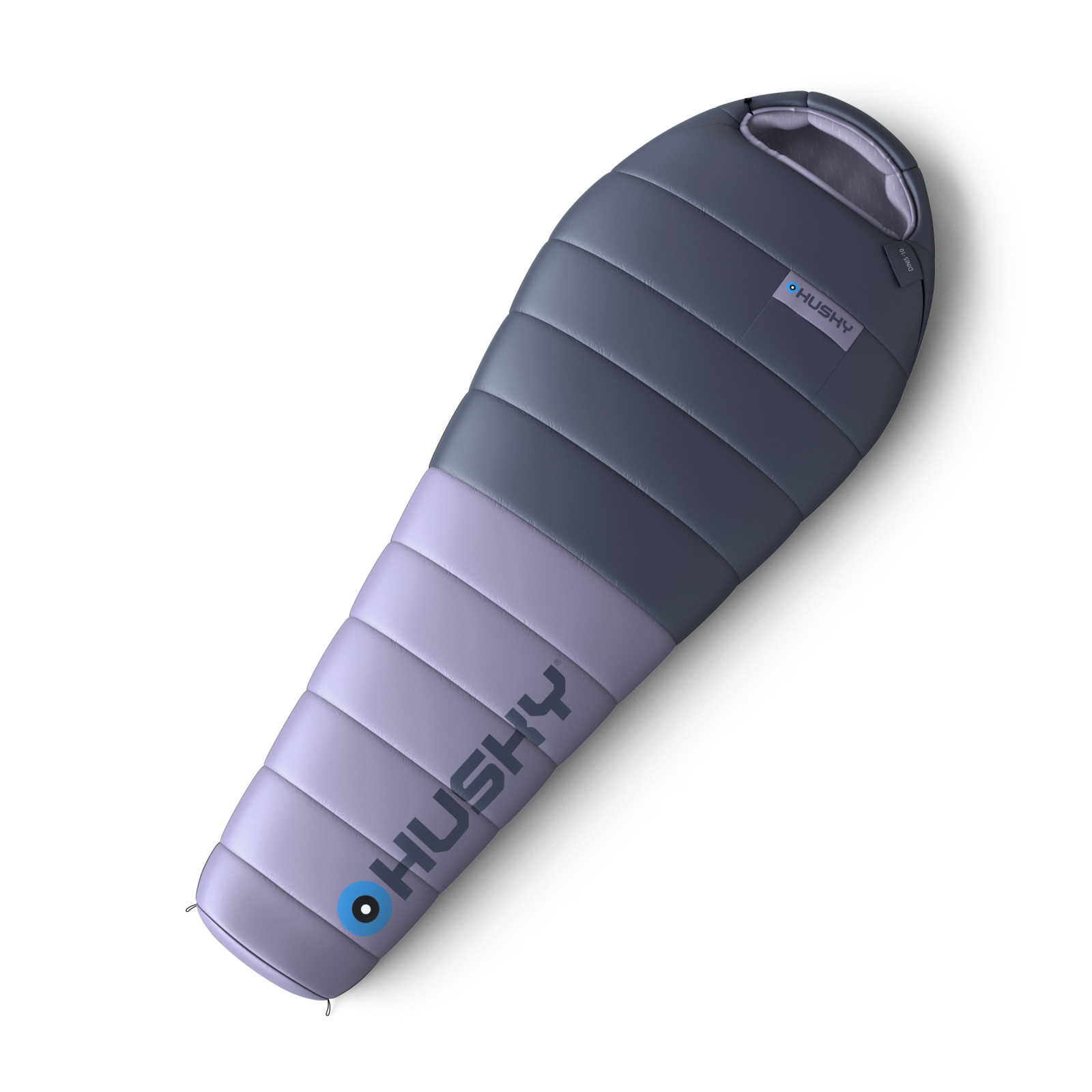 Husky Perový trojsezónny dámsky spacák Dinis Ladies blue/pink Veľkosť: 175