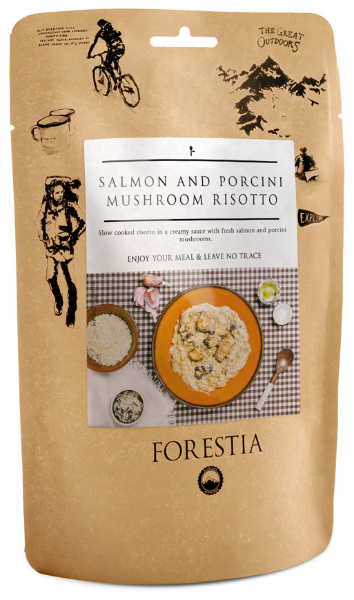 FORESTIA Lososové rizoto s hríbikmi