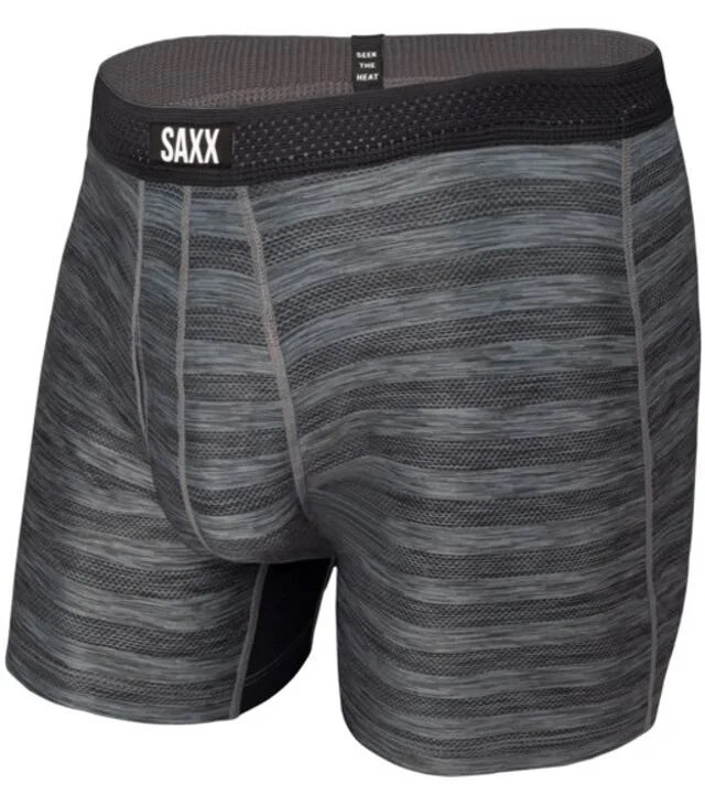 Saxx DROPTEMP COOL MESH BB FLY black heather Veľkosť: S