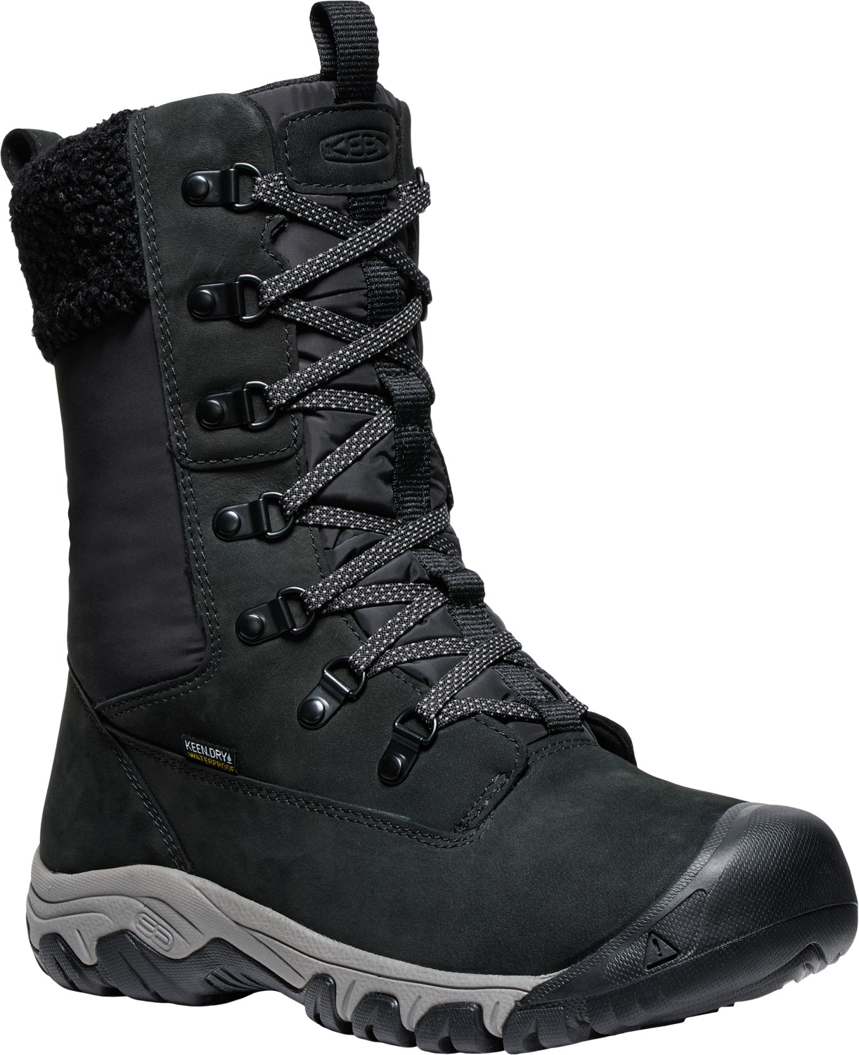 Keen GRETA TALL BOOT WP WOMEN black/black Veľkosť: 42