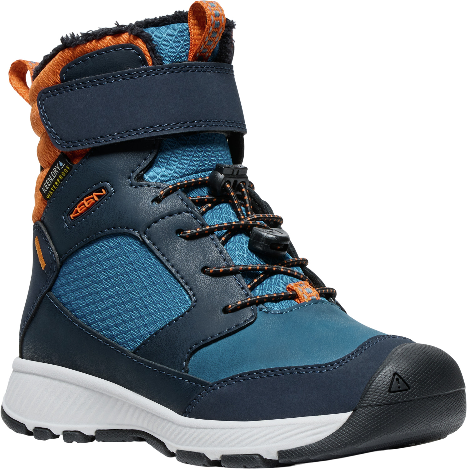 Keen SKUA WINTER WP CHILDREN sky captain/gold flame Veľkosť: 24