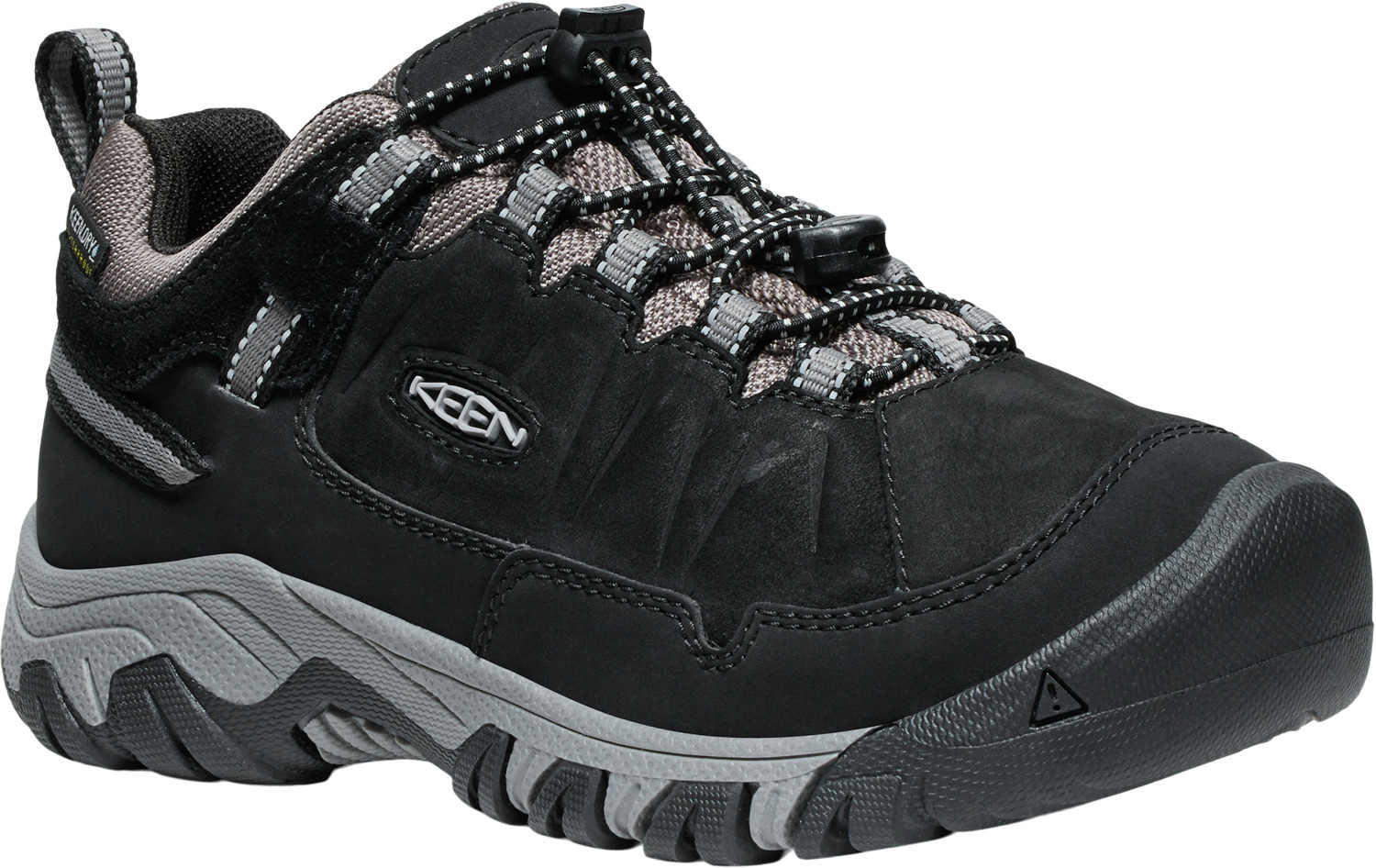 Keen TARGHEE IV LOW WP YOUTH čierna/biela šedá Veľkosť: 32/33