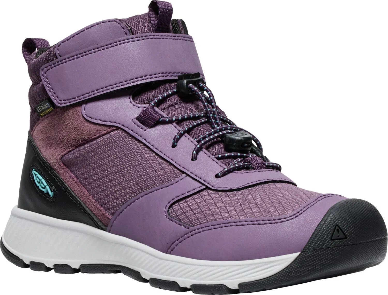 Keen SKUA MID WP YOUTH black plum/plum perfect Veľkosť: 38 195208516986