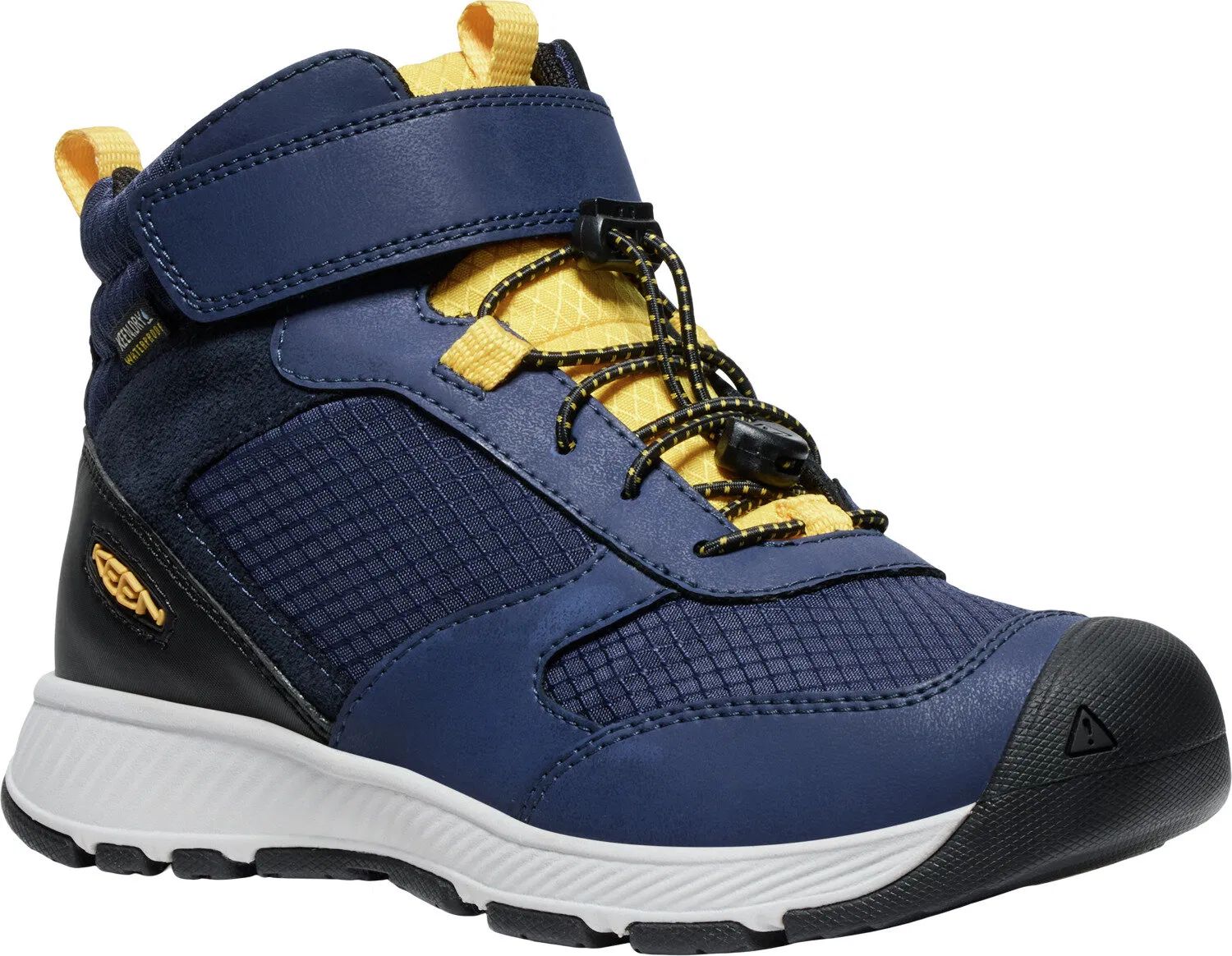 Keen SKUA MID WP YOUTH naval Academy/Yolk Yellow Veľkosť: 32/33  detské topánky
