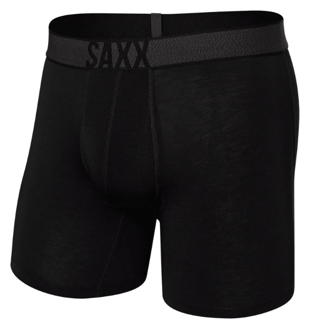 Saxx ROAST MASTER MID-WEIGHT BOXER BRIEF FLY black Veľkosť: M