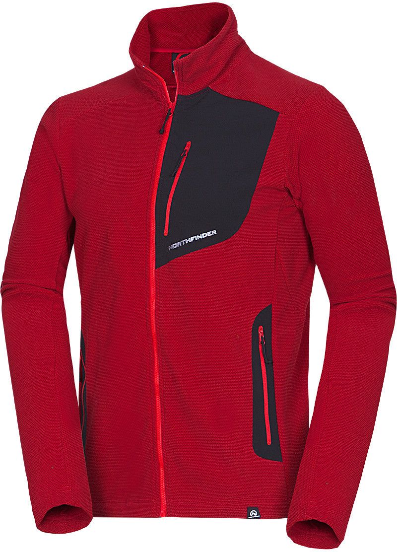 Northfinder LUDOVICO pánska mikina dark red MI-3845OR-307 Veľkosť: XL 8584153576657