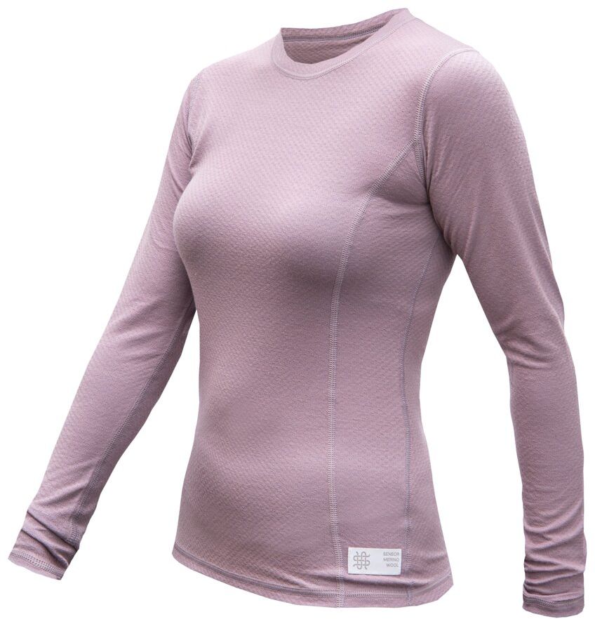 SENSOR MERINO DF dámske tričko dl.rukáv mystic violet Veľkosť: S 8592837101026