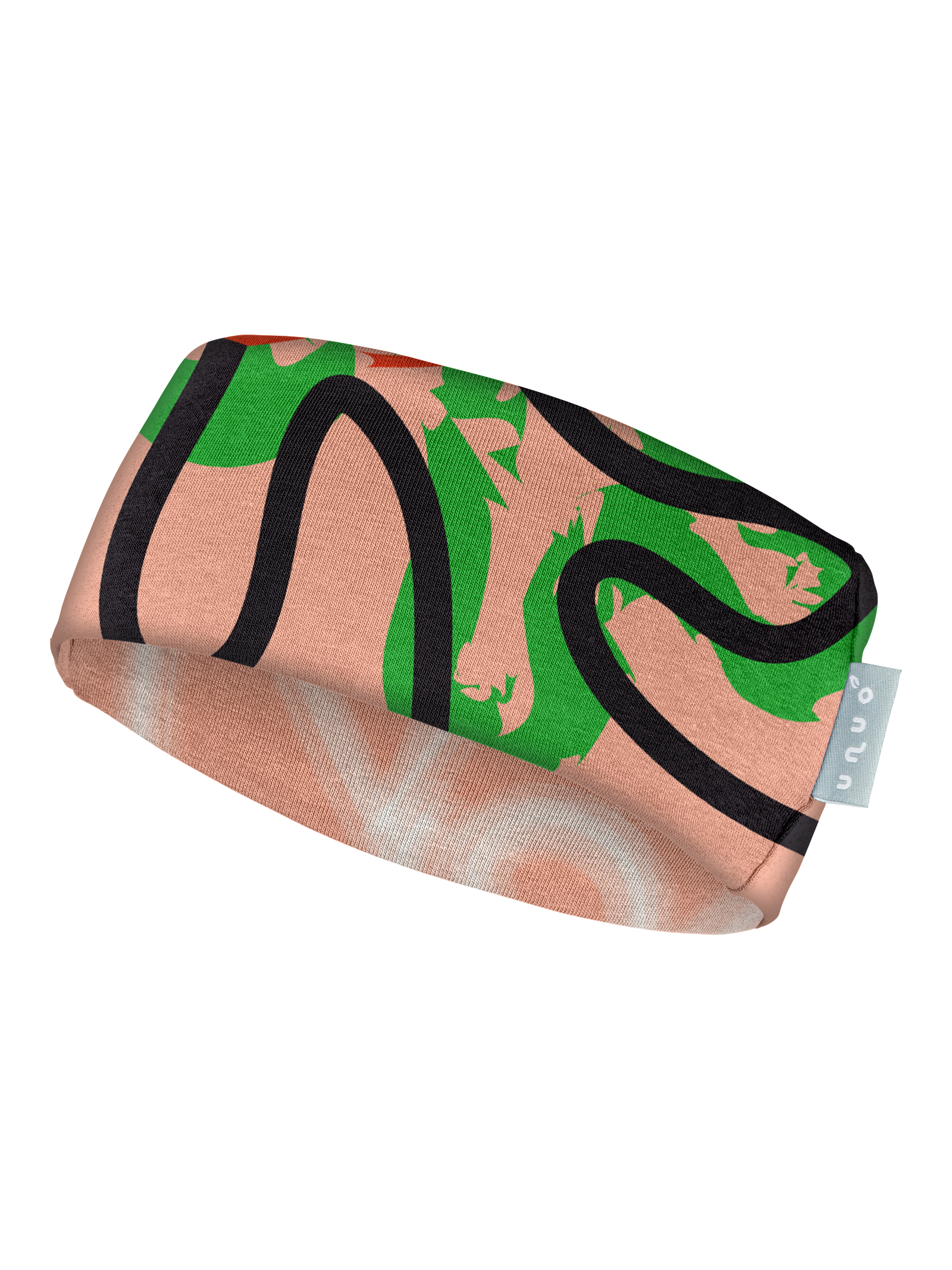 Unuo Unuo, Detská čelenka fleecová Elise, Marhuľová, Fantázia Veľkosť: M (49-52 cm) 8596227140558