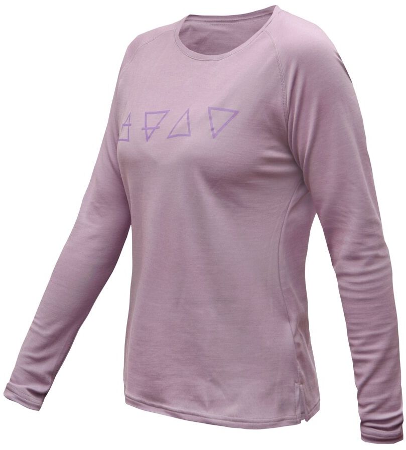 SENSOR MERINO BLEND ELEMENTS dámske tričko dl.rukáv mystic violet Veľkosť: S