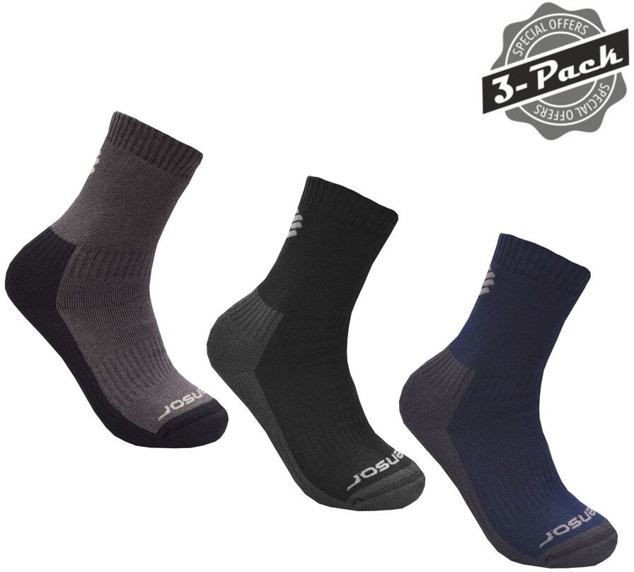 SENSOR PONOŽKY 3-PACK TREKING EVO čierna/sivá/modrá Veľkosť: 3/5