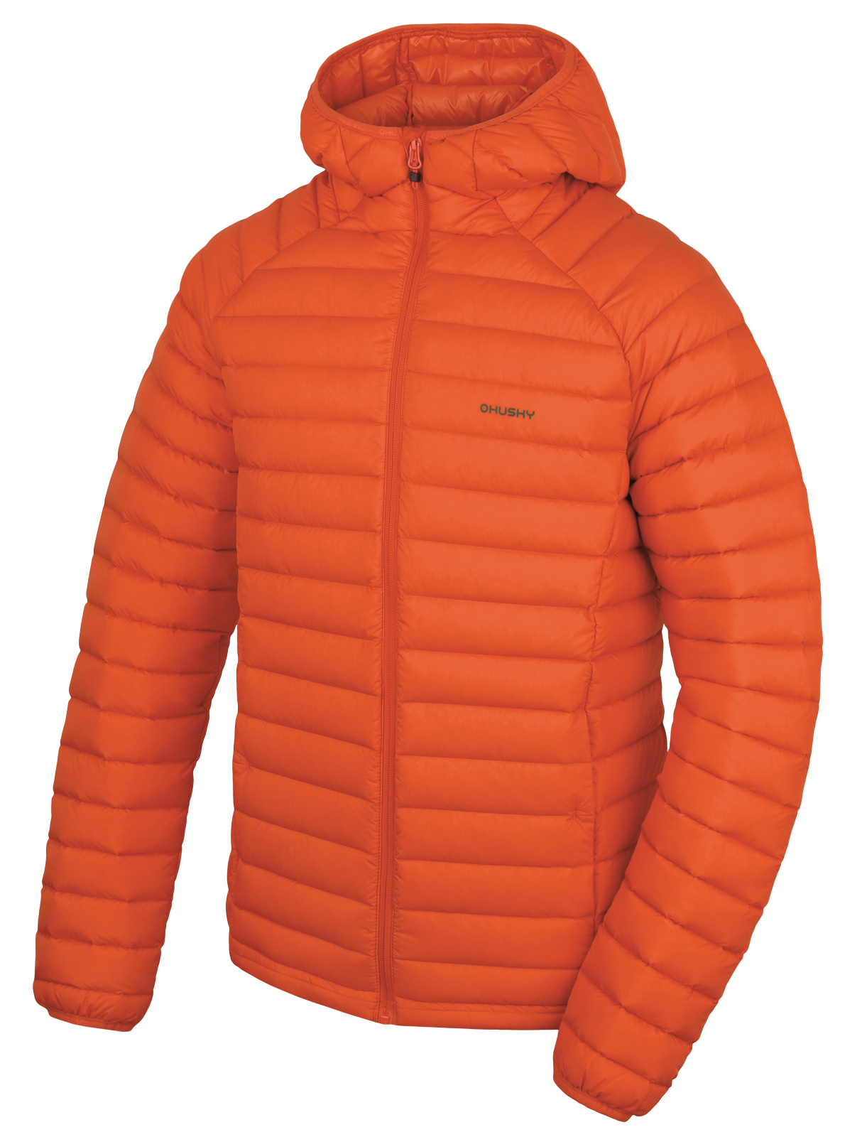 Husky Pánska páperová bunda Dreeser M orange Veľkosť: XL