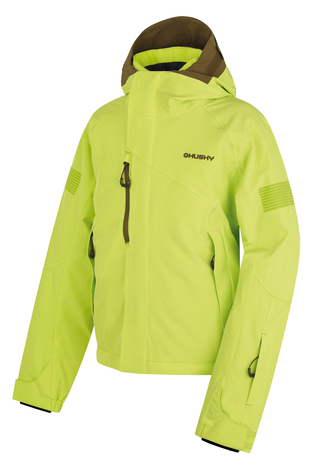 Husky Detská ski bunda Gonzal Kids br. green Veľkosť: 122