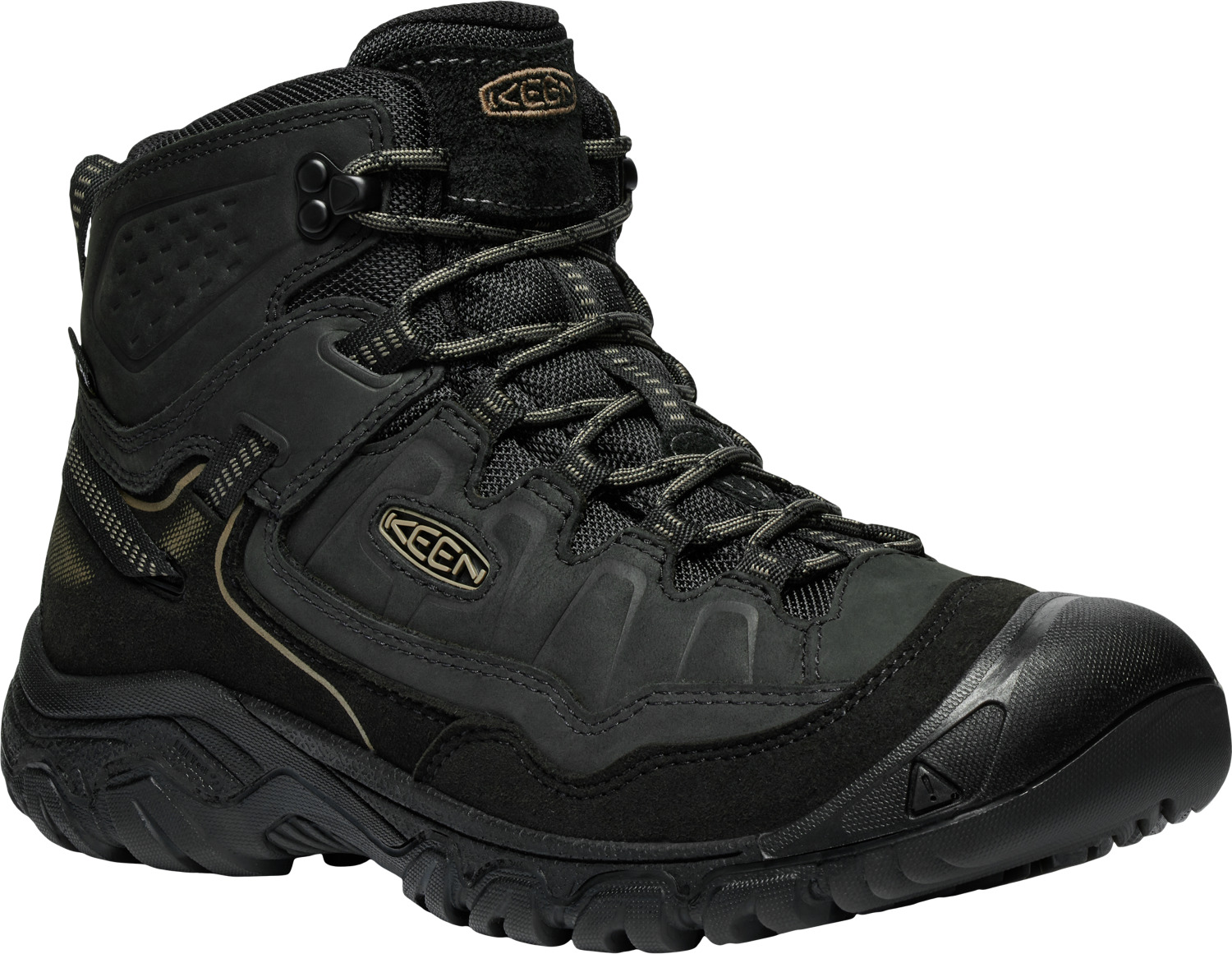 Keen TARGHEE IV MID WP MEN triple black Veľkosť: 42,5