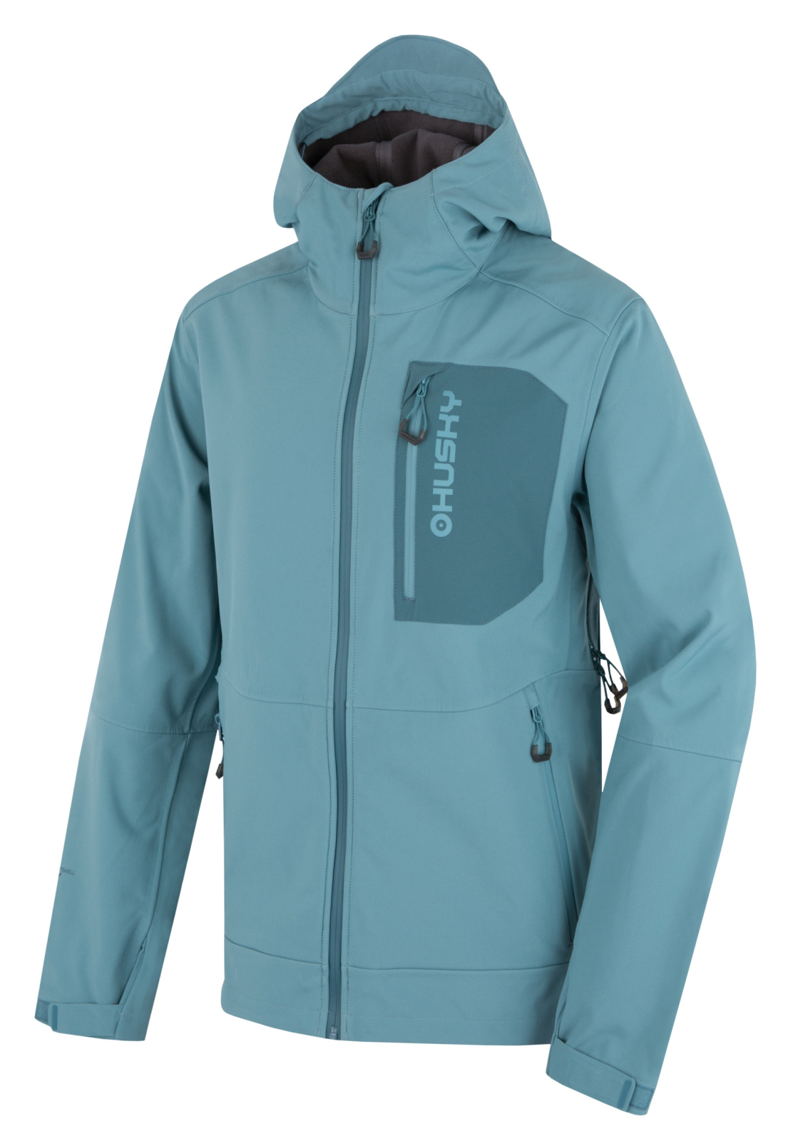 Husky Pánska softshell bunda Samai M faded blue Veľkosť: XL 8592287169980