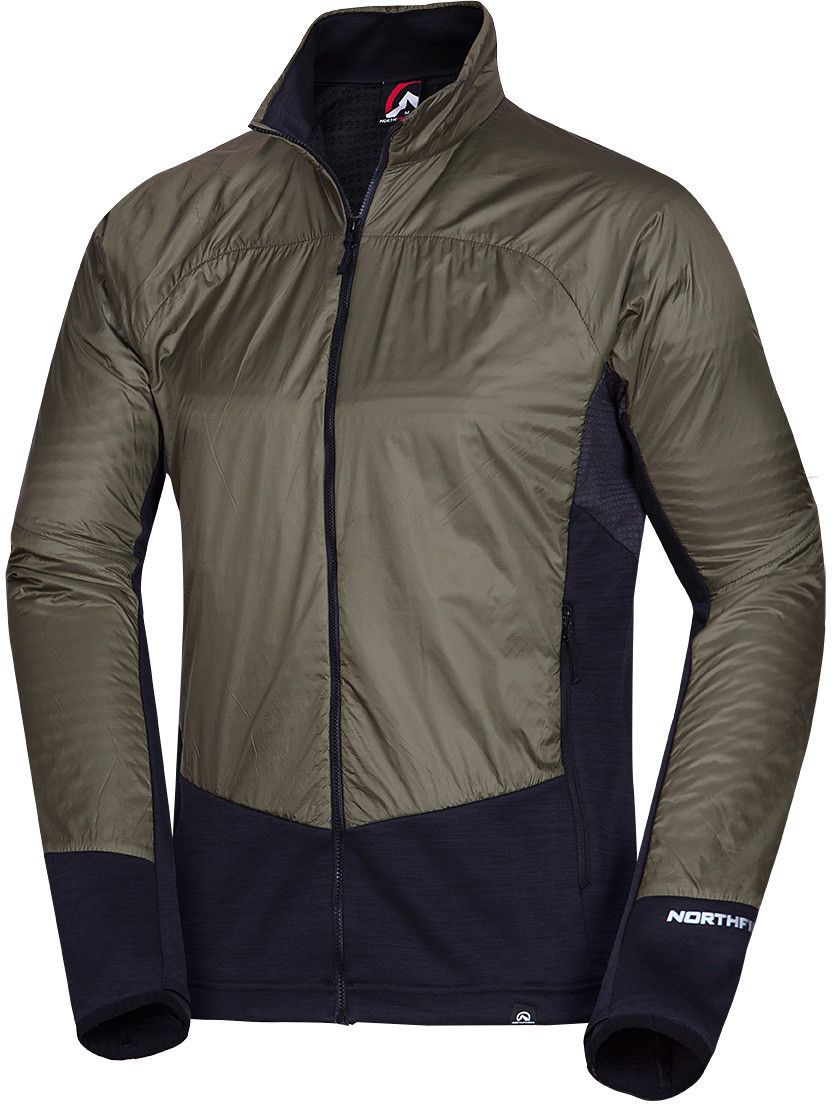 Northfinder GIULIANO pánska mikina black dark green MI-3844OR-550 Veľkosť: M 8584153576480
