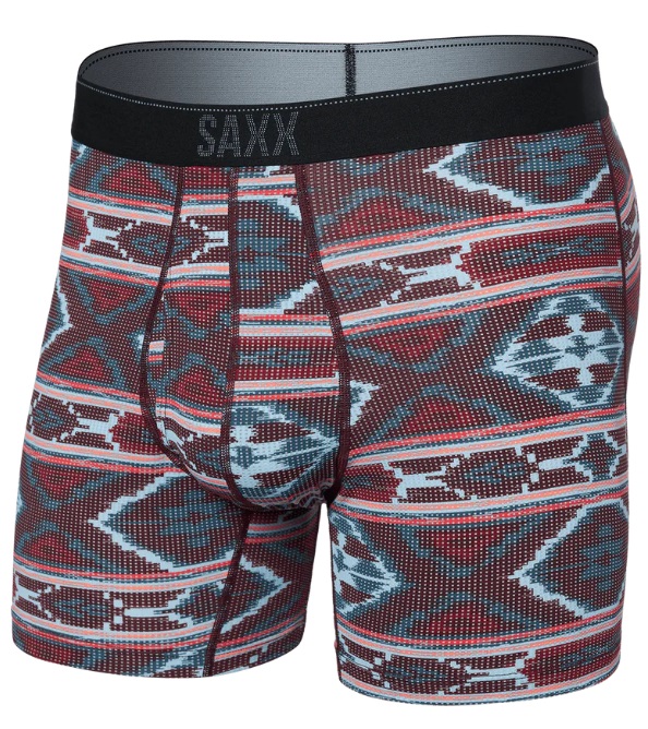Saxx QUEST QDM BOXER BRIEF FLY ikať stripe-multi Veľkosť: XXL