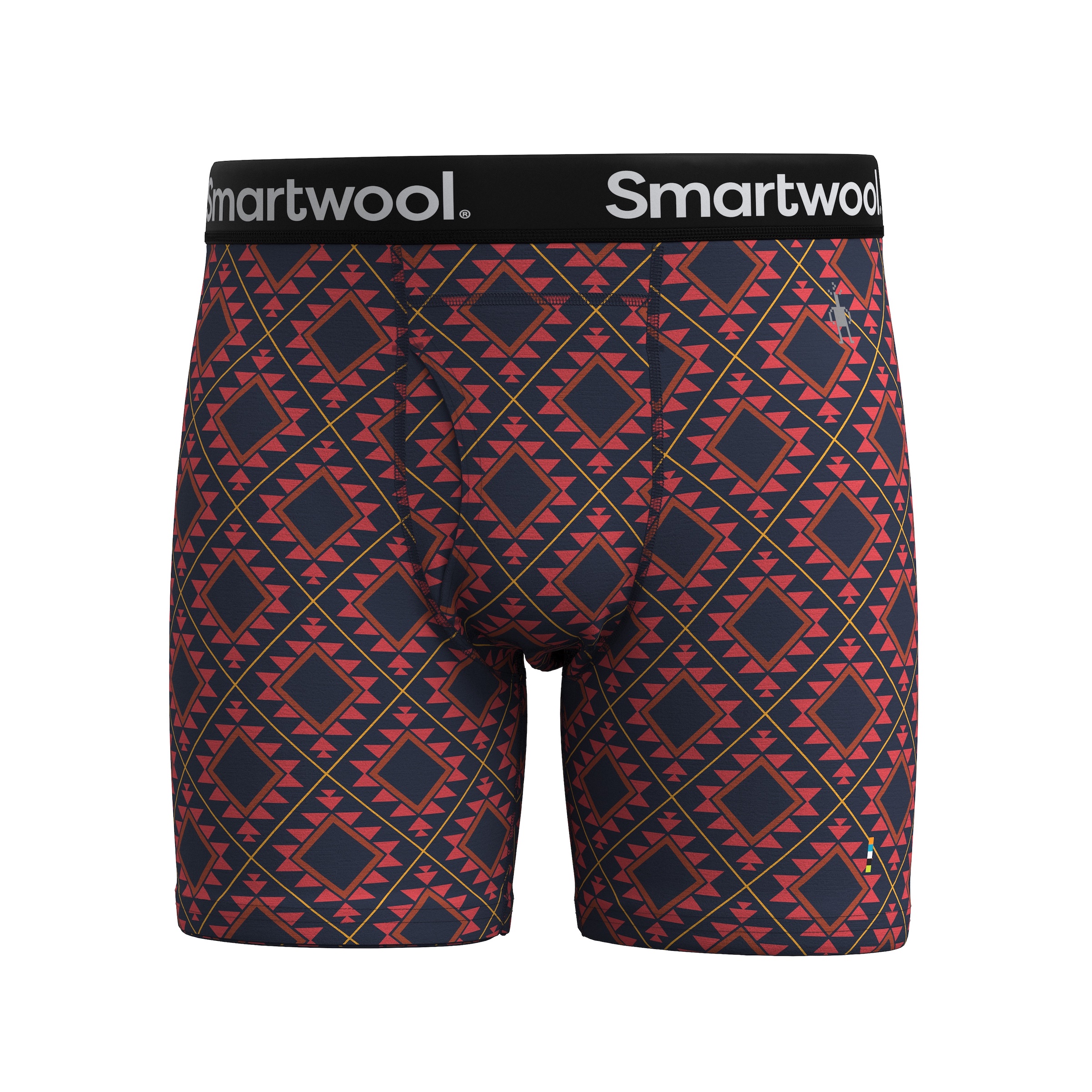 Smartwool M MERINO PRINT BOXER BRIEF BOXED scarlet red Veľkosť: S