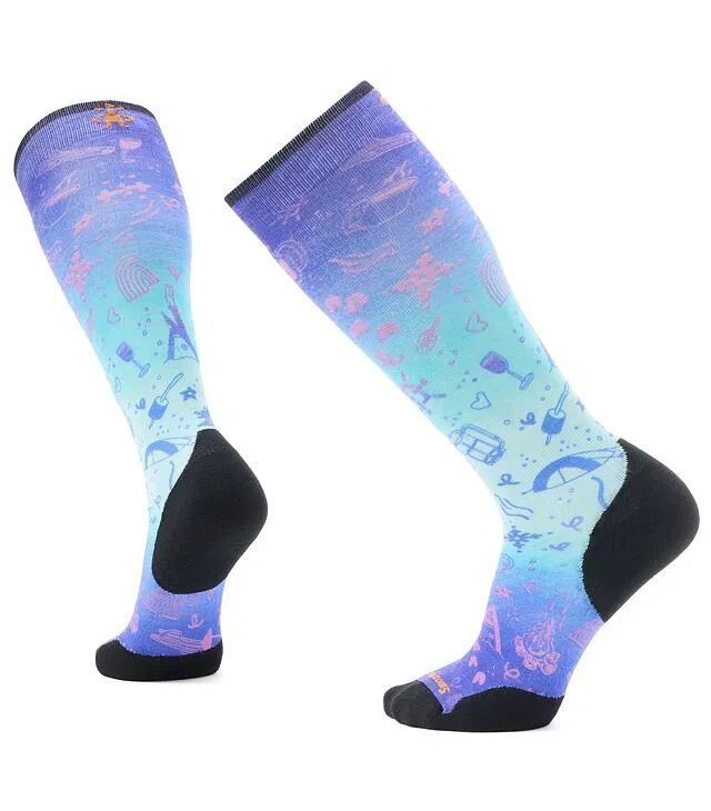 Smartwool SKI TC NATURE DOODLES PRINT OTC capri Veľkosť: L 197065132330