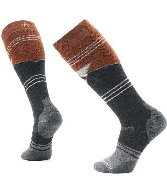 Smartwool SNOWBOARD FC MOUNTAIN GEO PATTERN OTC picante Veľkosť: XL  unisex ponožky