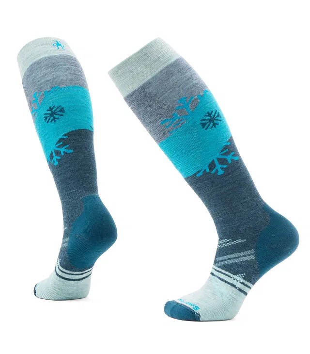 Smartwool W SKI FC SNOWPOCALYPSE PATTERN OTC frosty green Veľkosť: L
