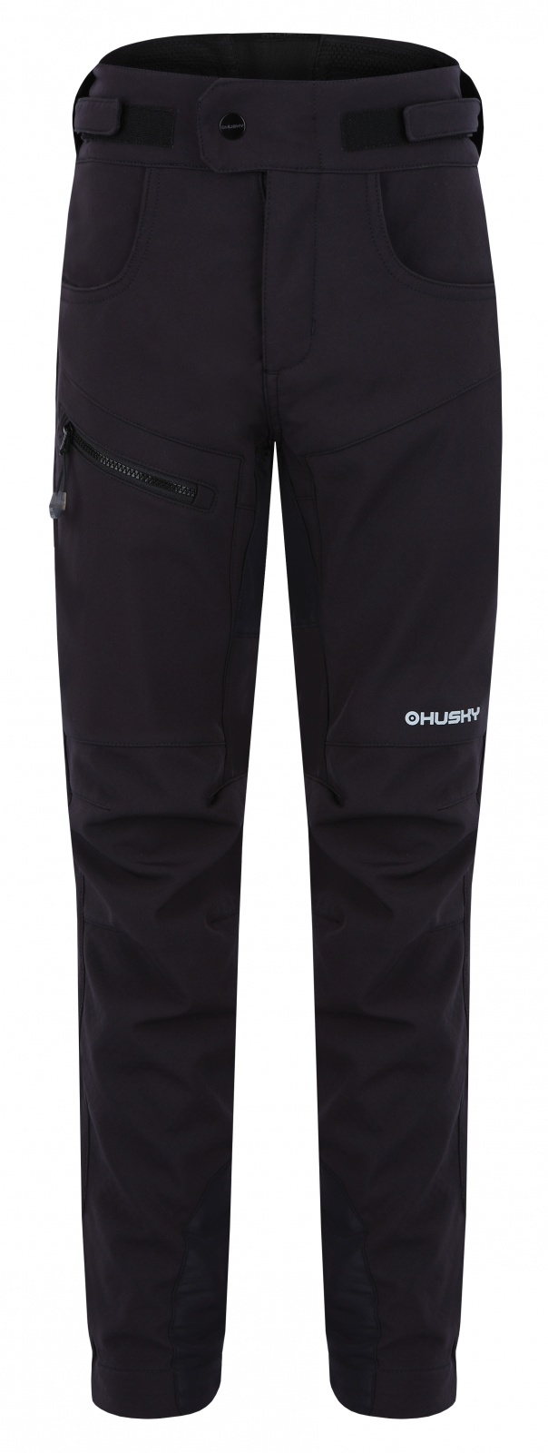 Husky Detské softshell nohavice Keson K black Veľkosť: 122