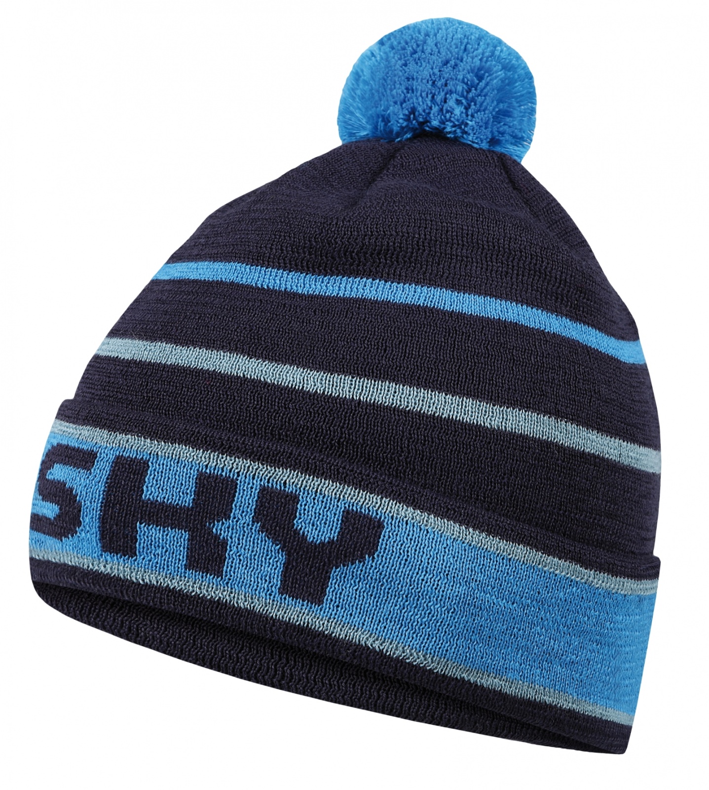 Husky Pánska merino čiapka Meralp blue Veľkosť: L-XL