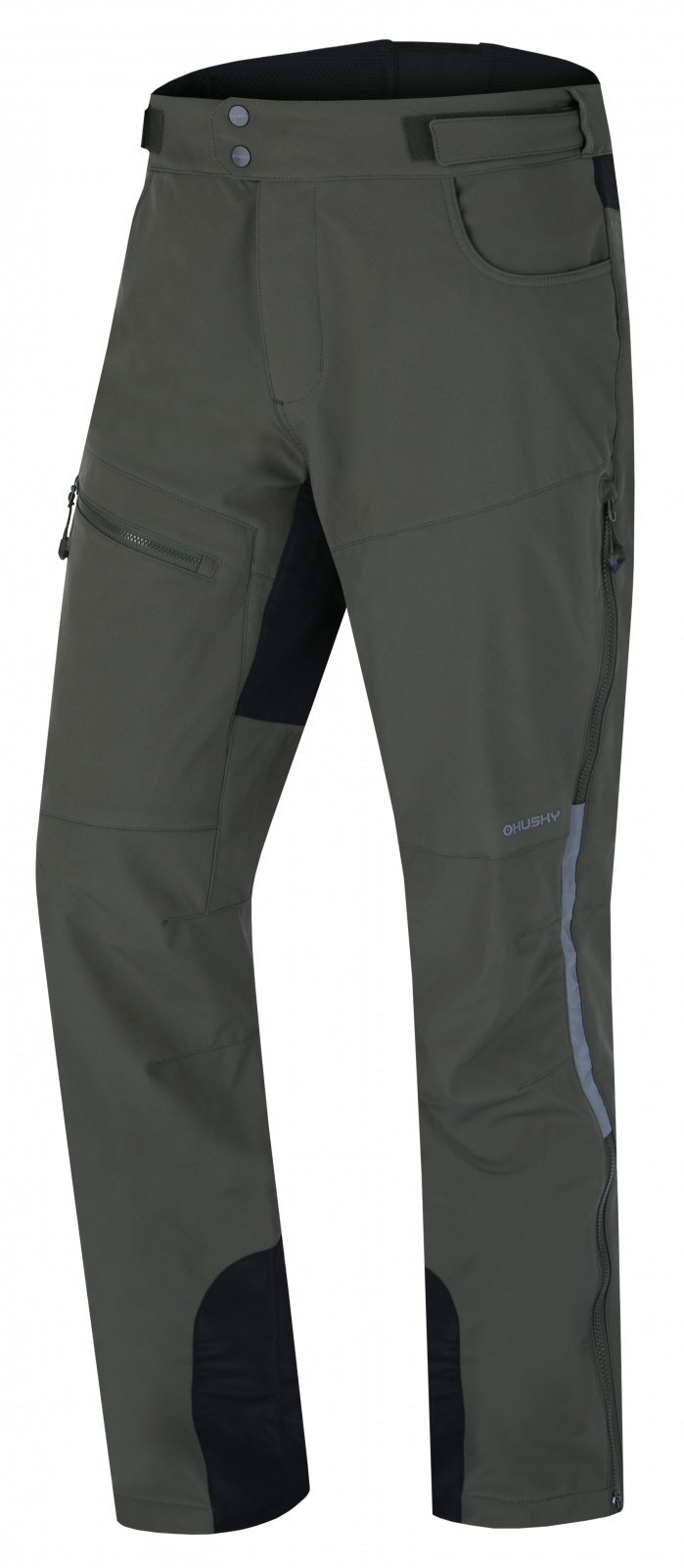 Husky Pánske softshell nohavice Keson M dark khaki Veľkosť: L