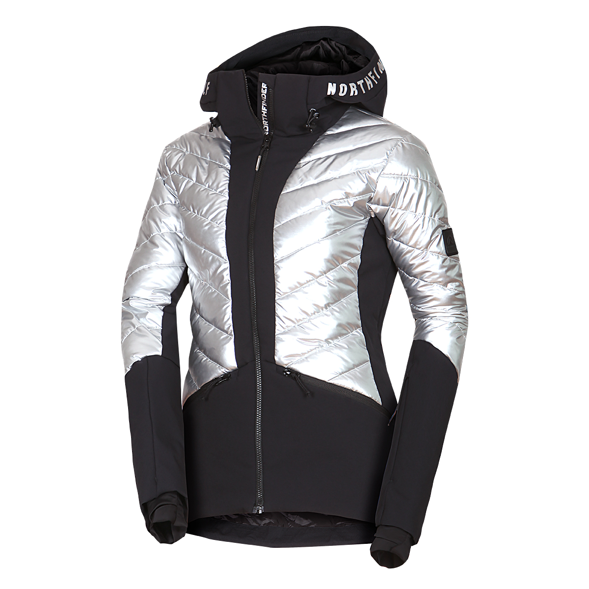 Northfinder CHERIE silver black dámska bunda BU-6258SNW-808 Veľkosť: L 8584153566214