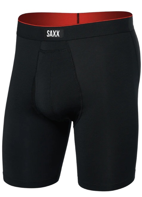 Saxx MULTI-ŠPORT MESH LONG BOXER BRIEF FLY black Veľkosť: XL