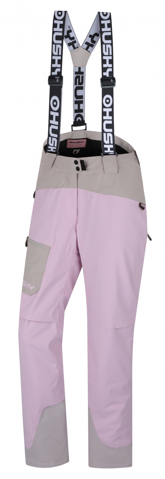 Husky Dámske lyžiarske nohavice Glad L pink/beige Veľkosť: S