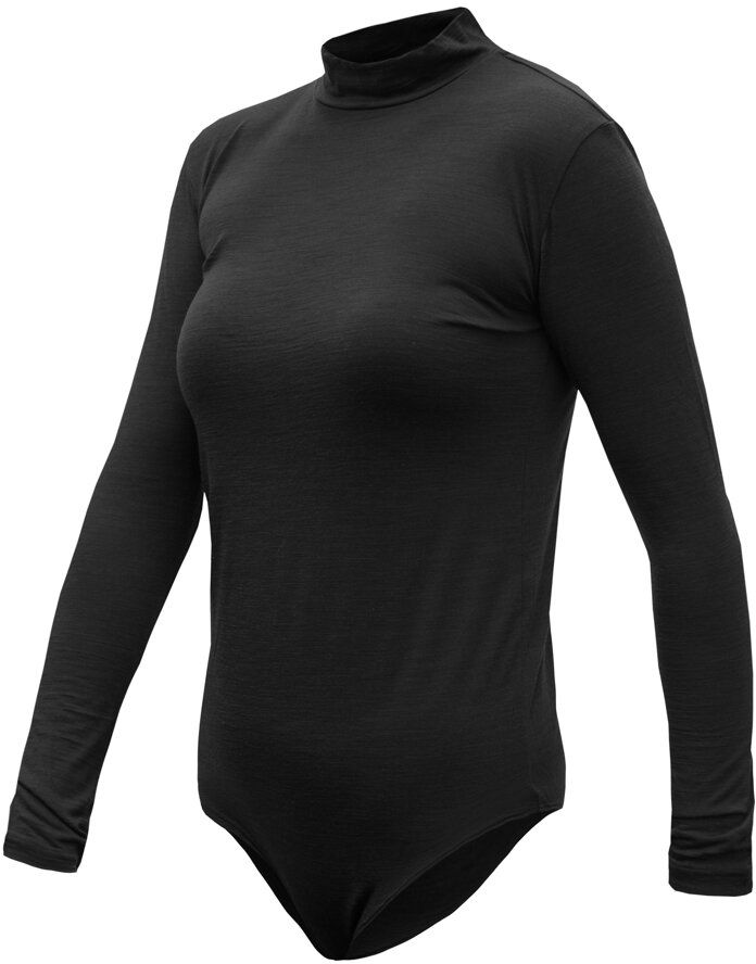 SENSOR MERINO AIR dámske body dl.rukáv čierna Veľkosť: XL