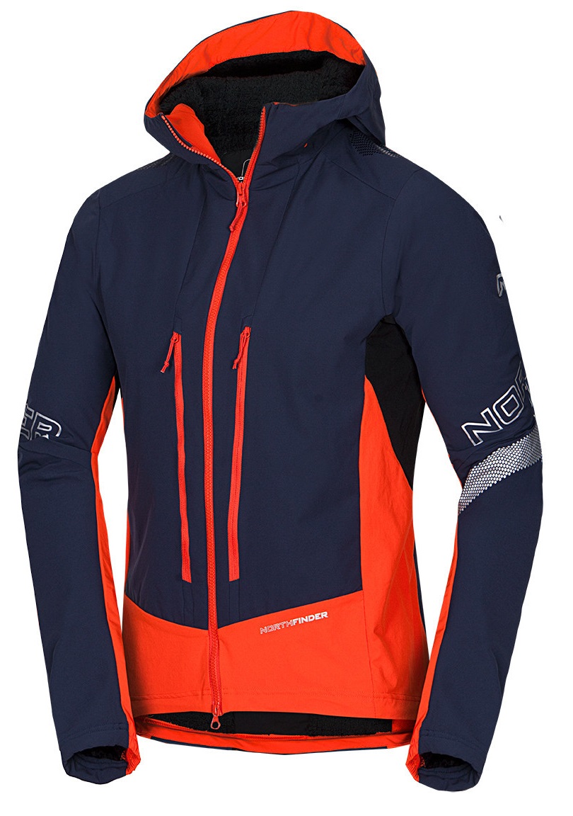 Northfinder SOKOLEC pánska bunda black orange BU-3810SKP-383 Veľkosť: XXL