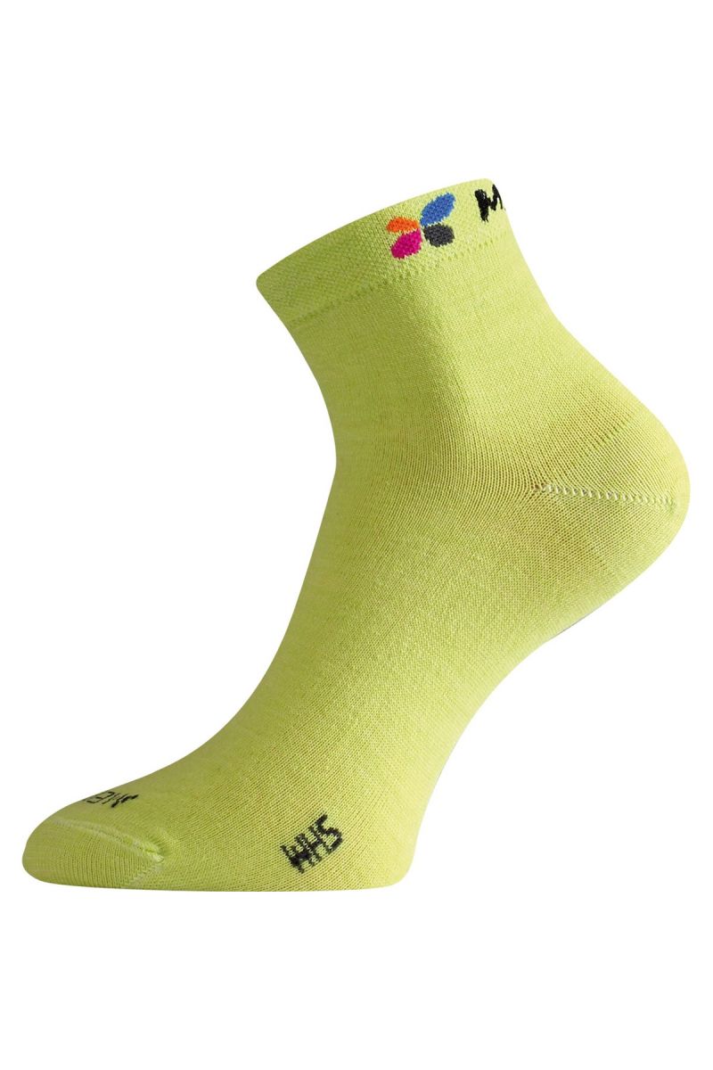 Lasting WHS 698 zelená merino ponožka Veľkosť: (38-41) M