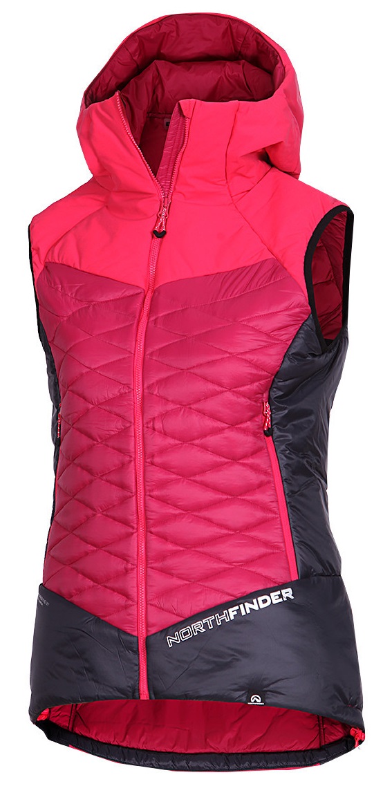 Northfinder JAVOROVA 1 dámska vesta cherry black VE-44451SKP-577 Veľkosť: L 8584153581347