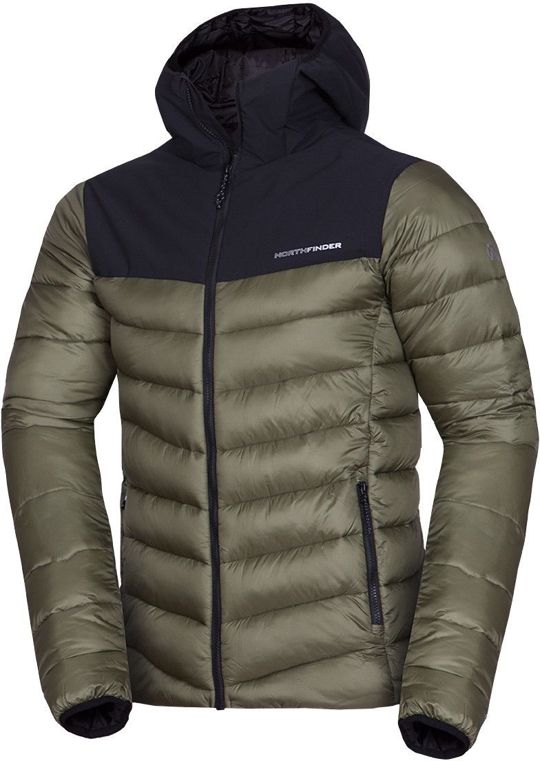 Northfinder FEDERICO pánska bunda black dark green BU-5242OR-550 Veľkosť: M 8584153573885