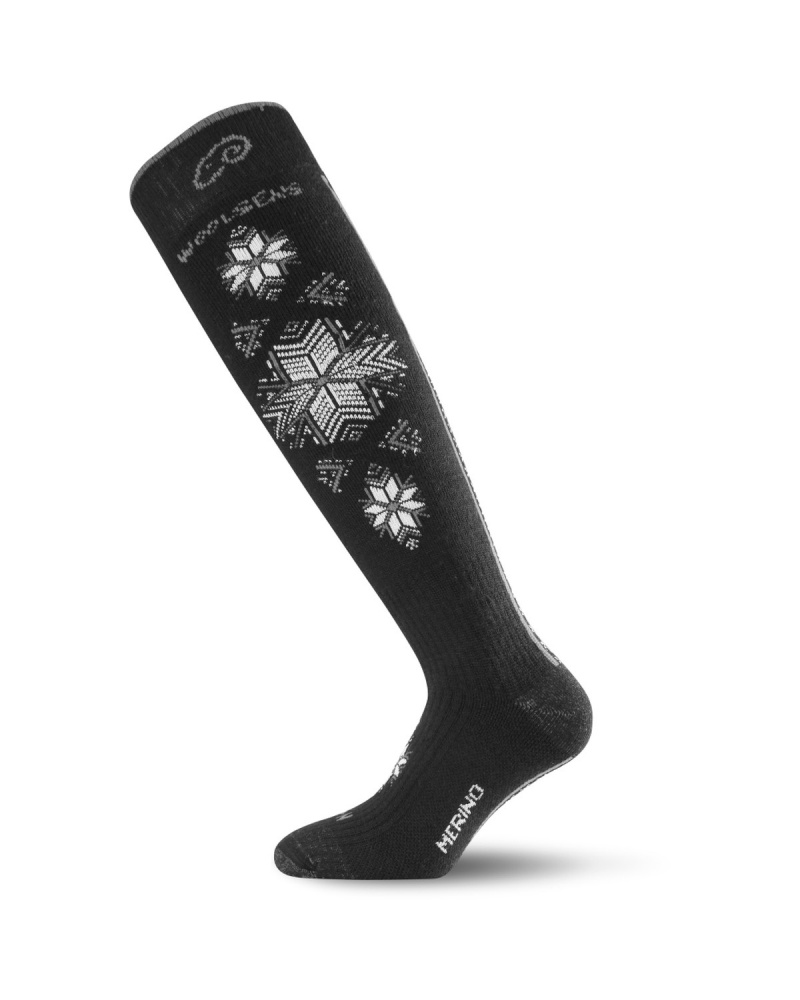 Lasting SWN 908 čierna lyžiarske ponožky Veľkosť: (42-45) L 8595067929842