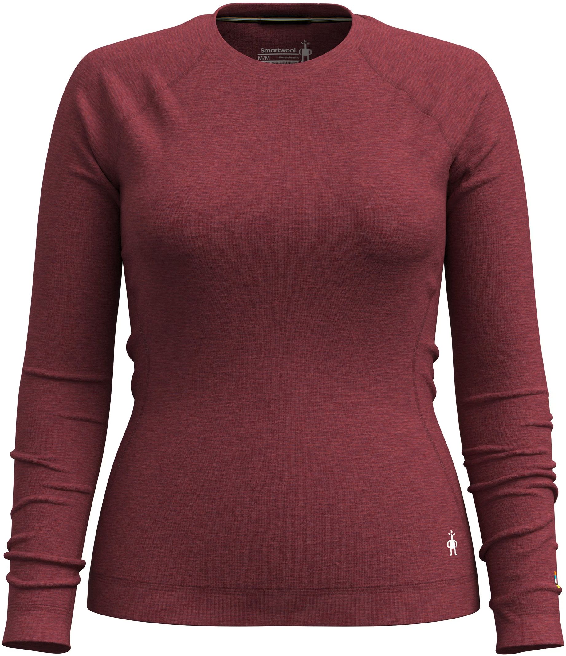 Smartwool W CLASSIC THERMAL MERINO BL CREW BOXED currant heather Veľkosť: S