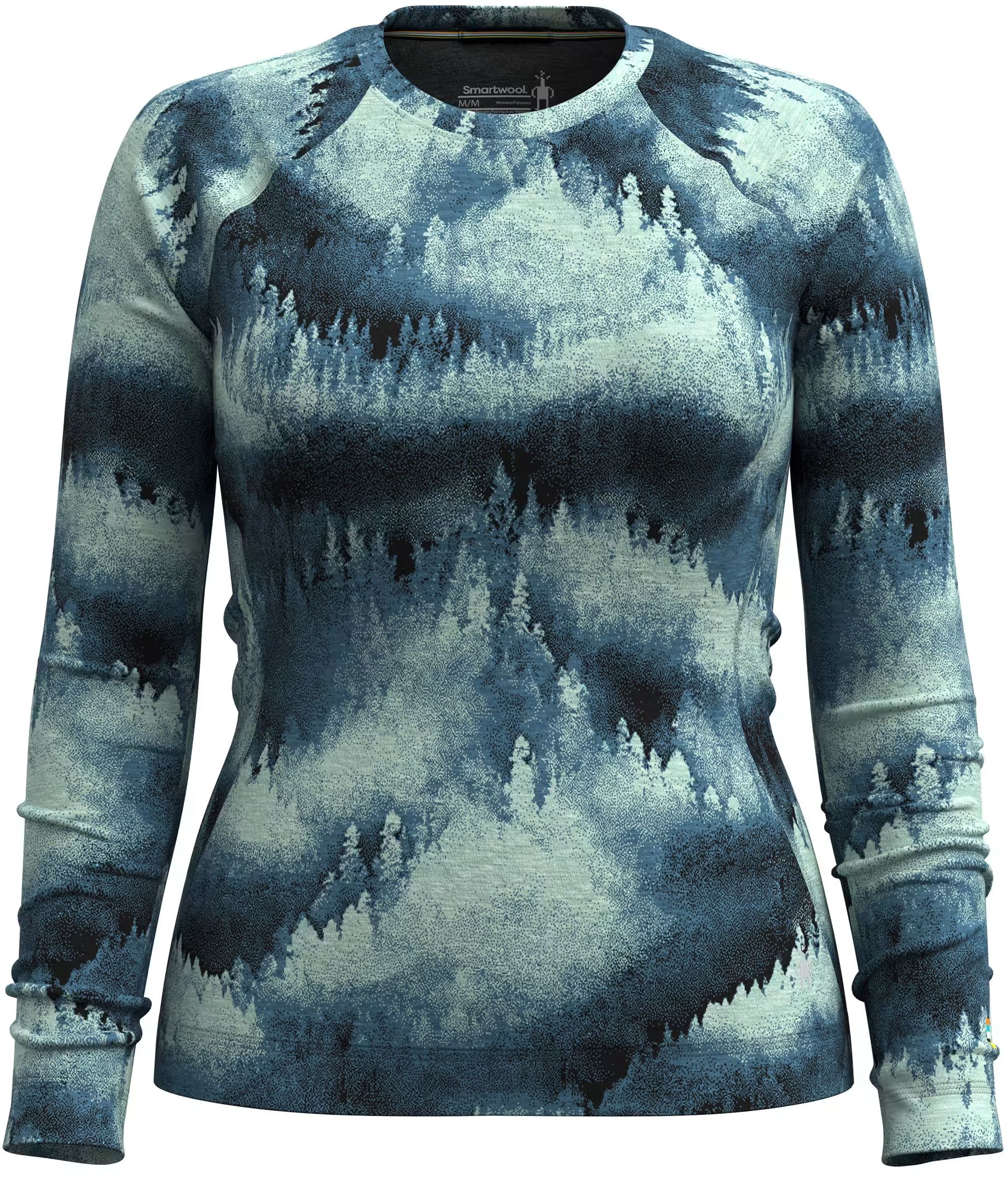Smartwool W CLASSIC THERMAL MERINO BL CREW BOXED twilight foggy pines Veľkosť: L