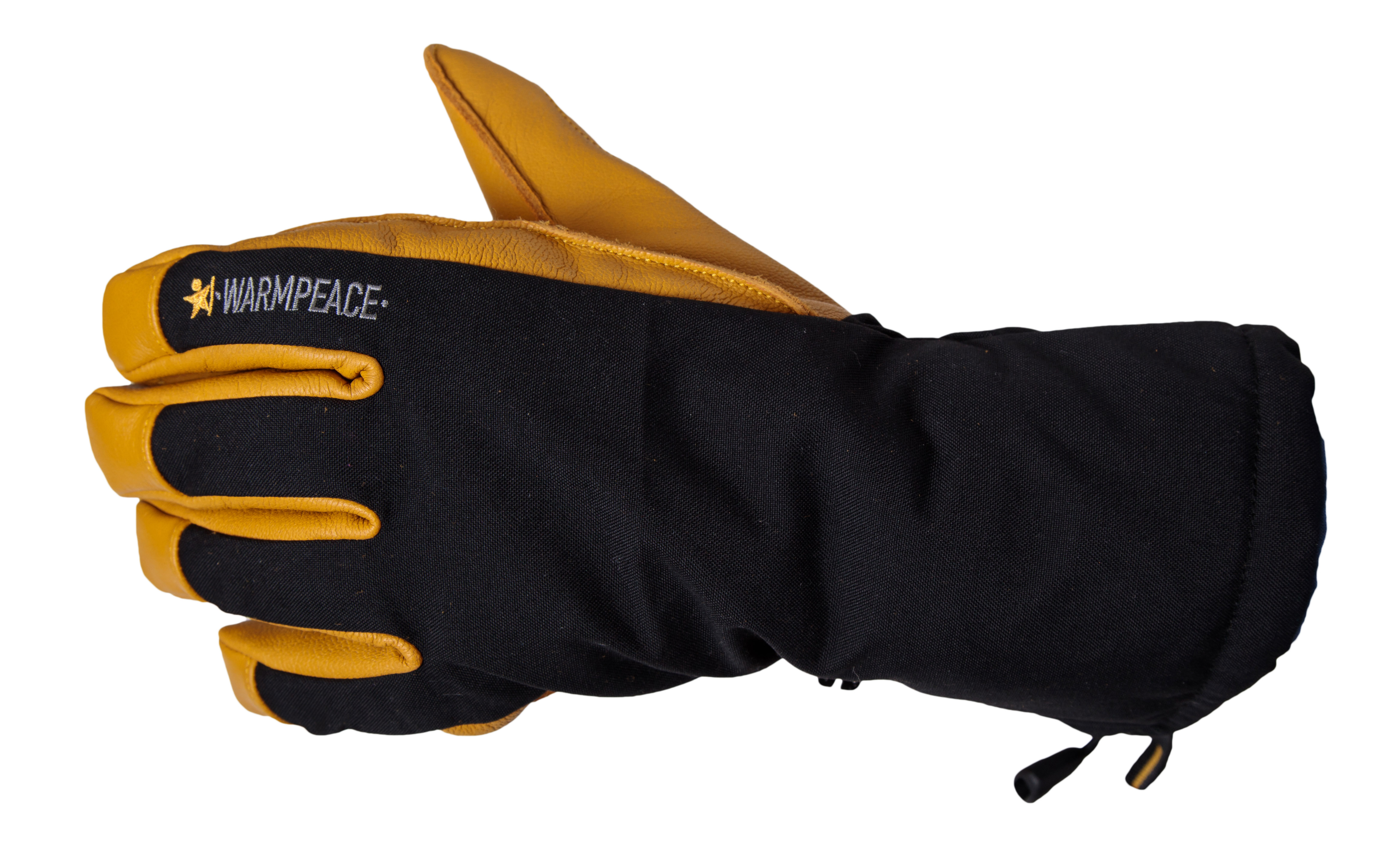 Warmpeace rukavice GRYM black/brown Veľkosť: M 8591037073348