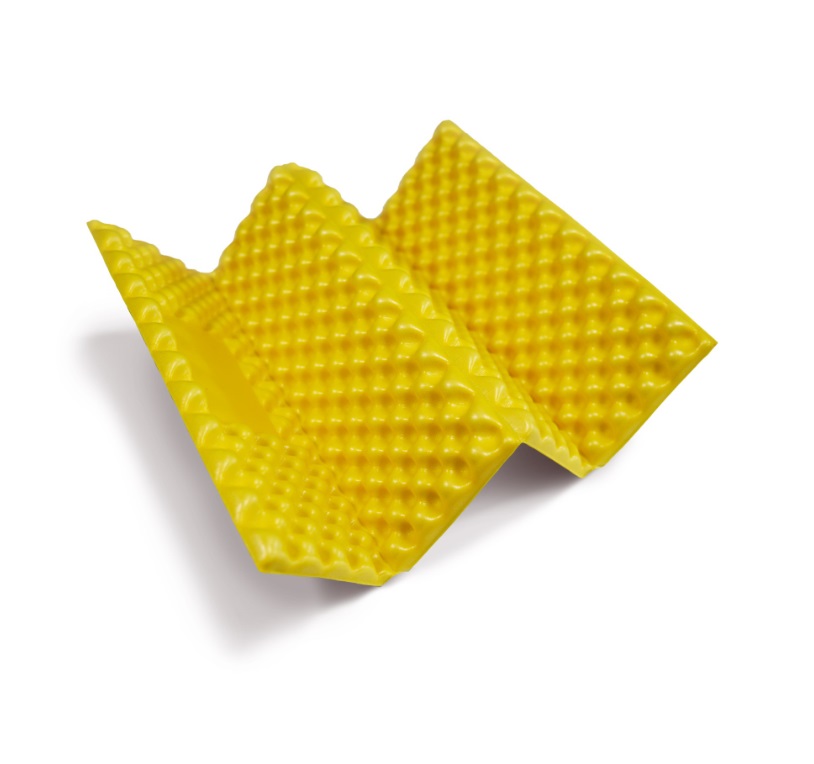 Warmpeace sedák penový yellow/alu 8591037086683