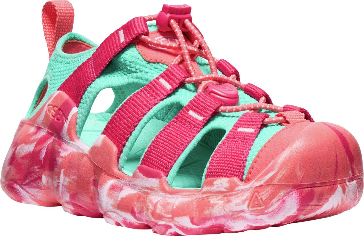 Keen HYPERPORT H2 YOUTH raspberry/pool blue Veľkosť: 34  detské sandále