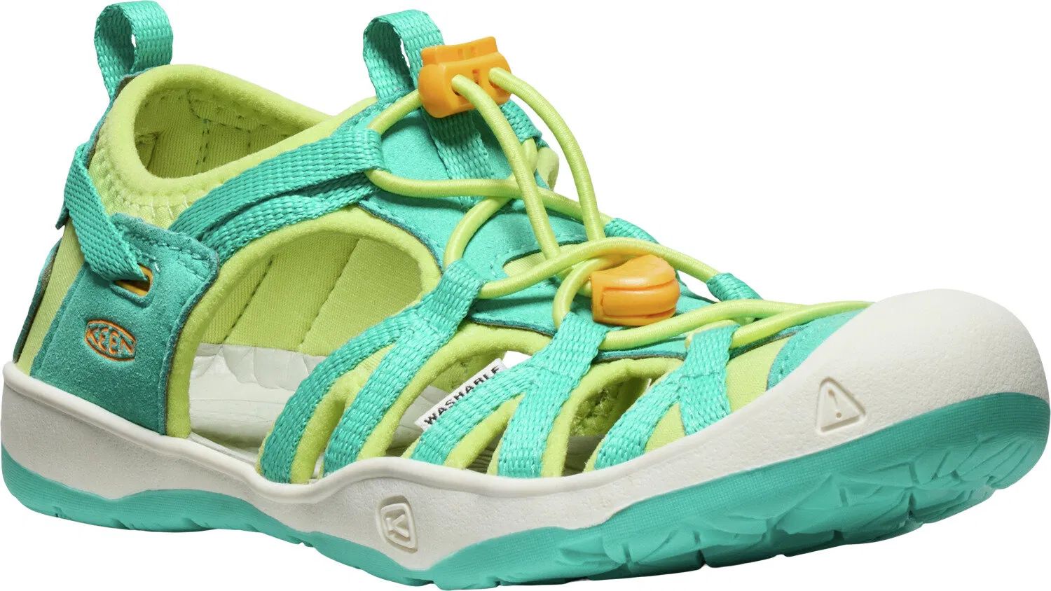 Keen MOXIE SANDAL YOUTH bright aqua/bright marigold Veľkosť: 38