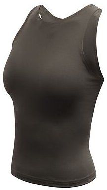 SENSOR INFINITY ECO dámsky crop top olive green Veľkosť: S 8592837105000