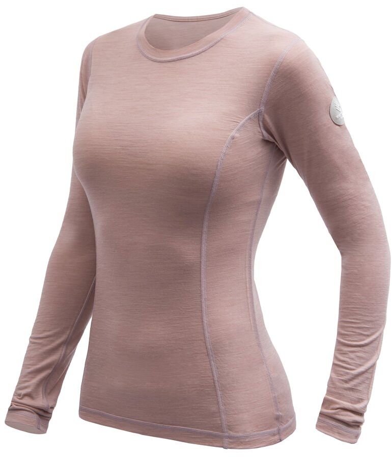 SENSOR MERINO AIR dámske tričko dl.rukáv dusty pink Veľkosť: S