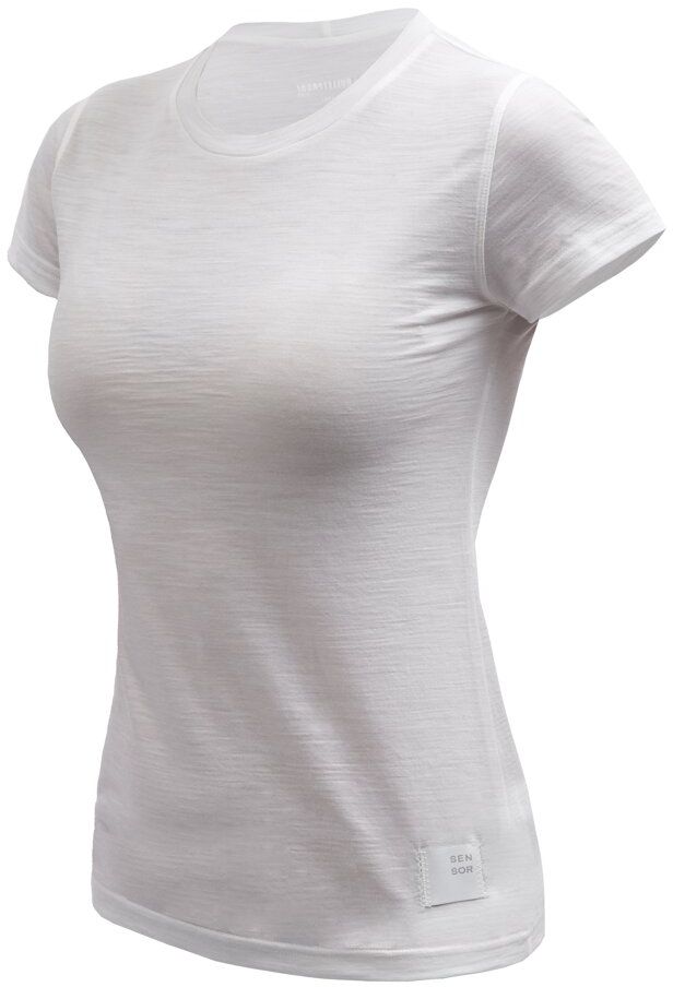 SENSOR MERINO CORDURA dámske tričko kr.rukáv biela Veľkosť: L