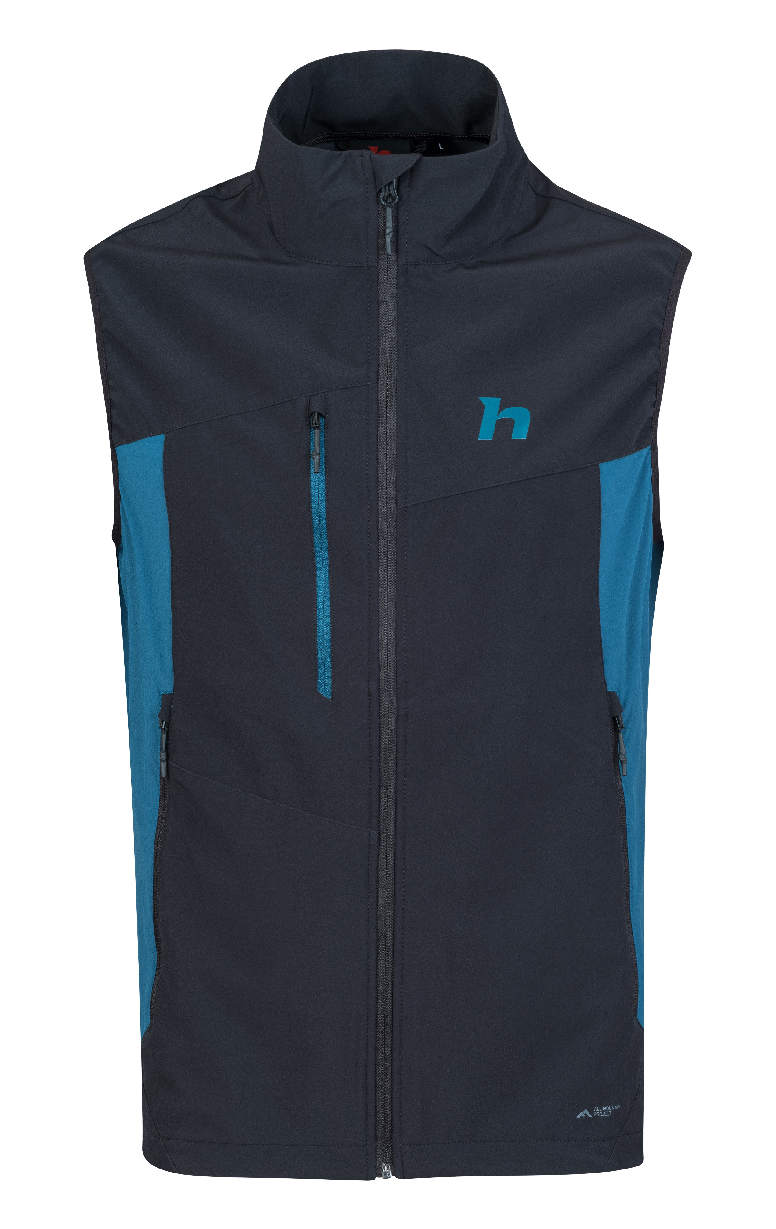 Hannah CARSTEN VEST anthracite/sailor blue Veľkosť: L