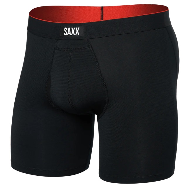Saxx MULTI-SPORT MESH BOXER BRIEF FLY black Veľkosť: L