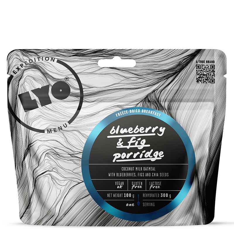 LYOFOOD Kokosová ovsená kaša s čUCOriedkami, figami a chia semienkami 5906122901032