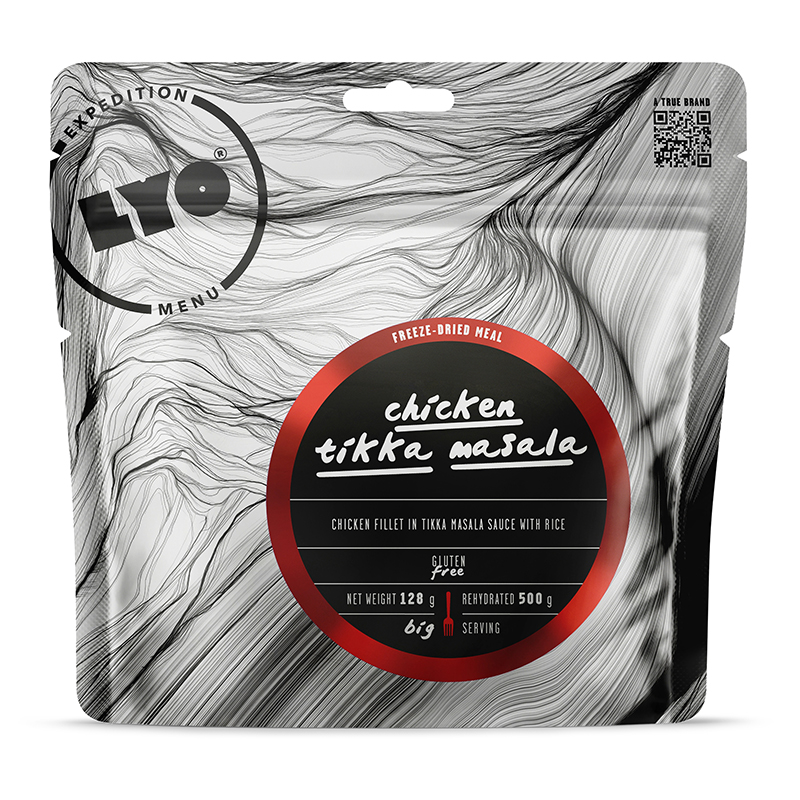 Lyofilizovaná strava LYOFOOD Kuracie Tikka Masala - Veľká porcia 5906122901209