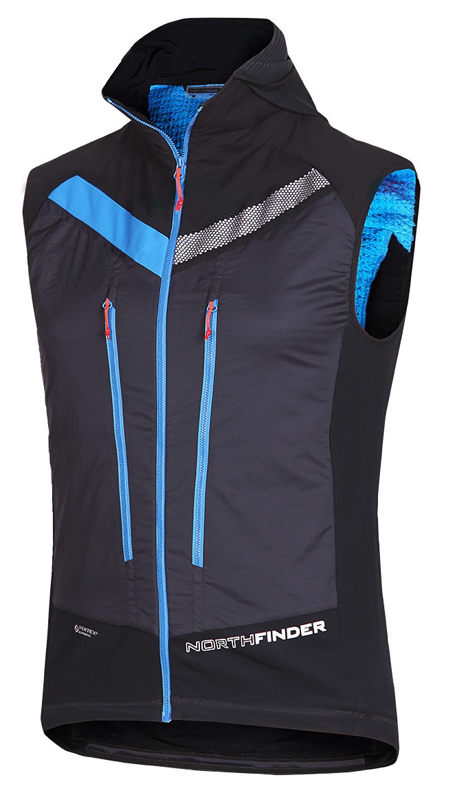 Northfinder VHAN 3 pánska vesta black grey VE-32803SKP-382 Veľkosť: M